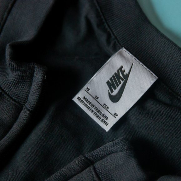 Nike x Fear of God Black Oversized Cotton-Blend Jersey Zip-Up Sweatshirt Sz XS - Picture 7 of 14